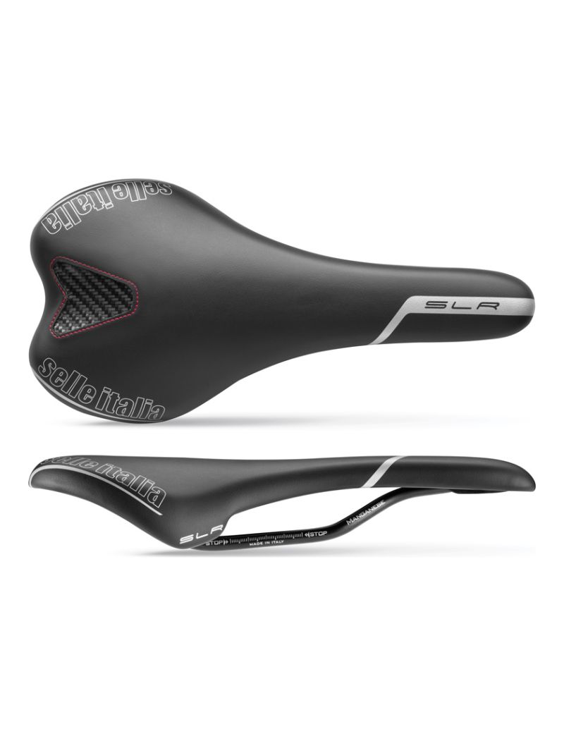 Siodło SELLE ITALIA SLR TM S (id match - S1) manganese tube 7, duro-tek, czarne (NEW) 