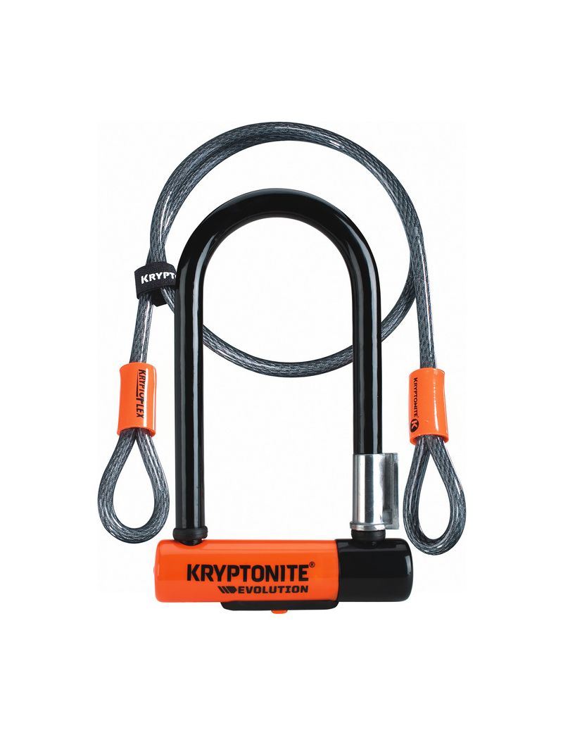 KRYPTONITE ZAPIĘCIE U-LOCK KRYPTONITE EVOLUTION MINI-7 (LINKA W ZESTAWIE) 8,3CM X 17,8CM 