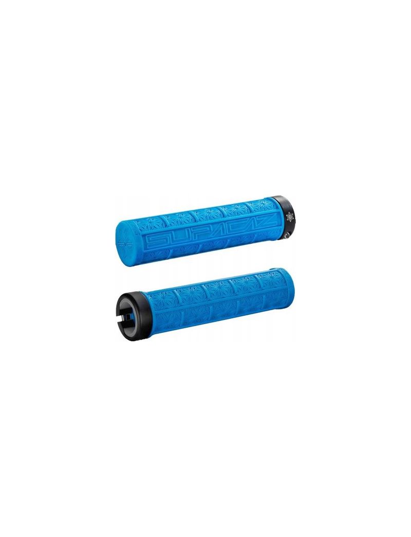 SUPACAZ chwyty LOCK-ON kolor niebieskie