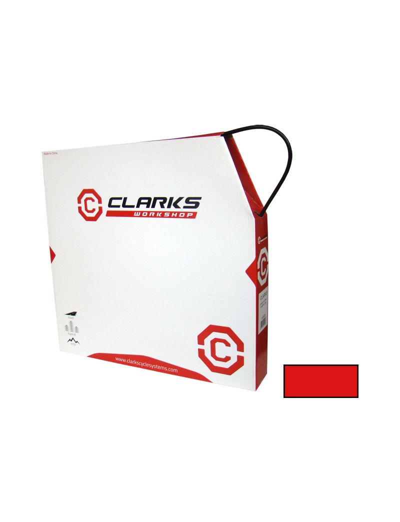 CLARK's SP4 pancerz przerzutki z teflonem 4mm czerwony