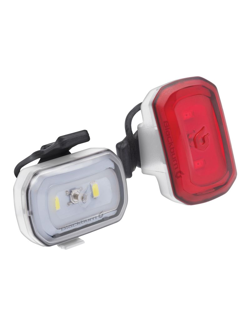 Zestaw lampki BLACKBURN CLICK USB przód 60 lumenów, CLICK USB tył 20 lumenów białe (NEW) 