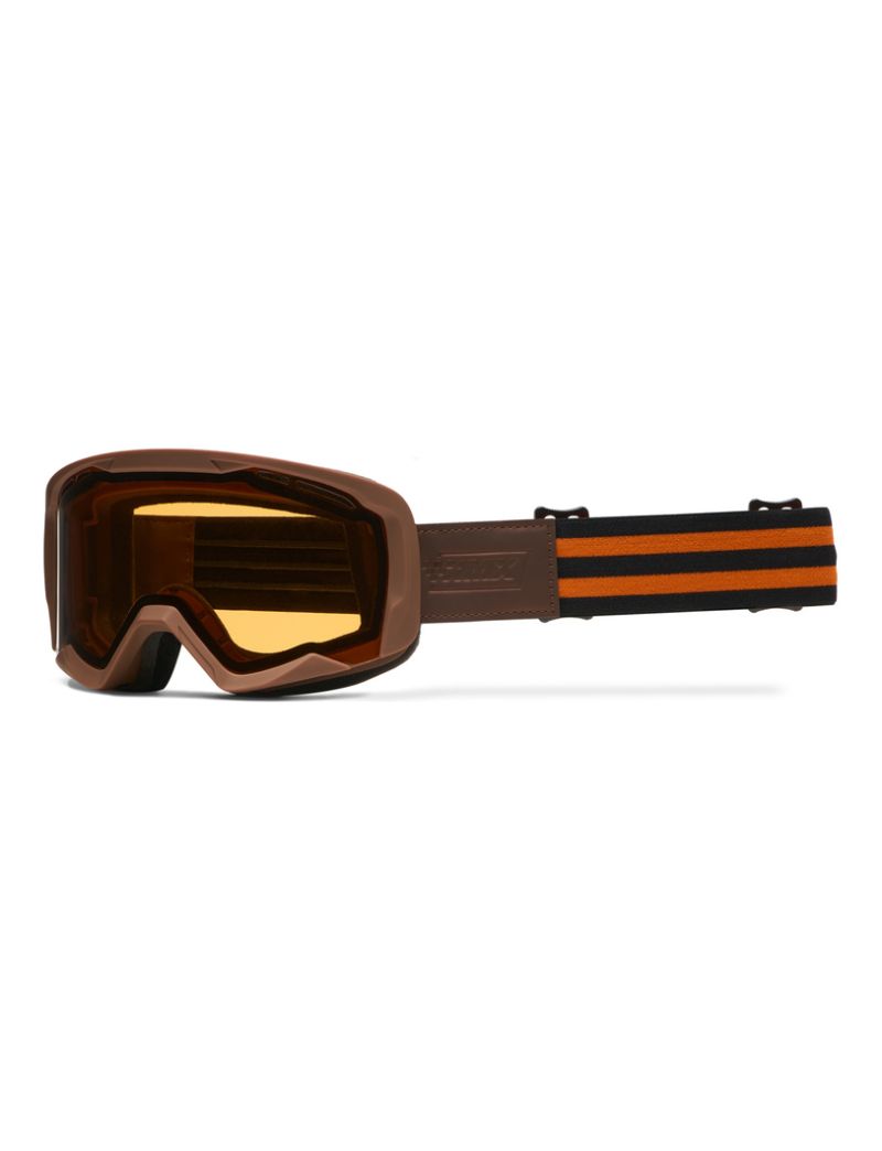 Gogle IMX Endurance Rust Brown Matt/Orange (szyba orange + clear)