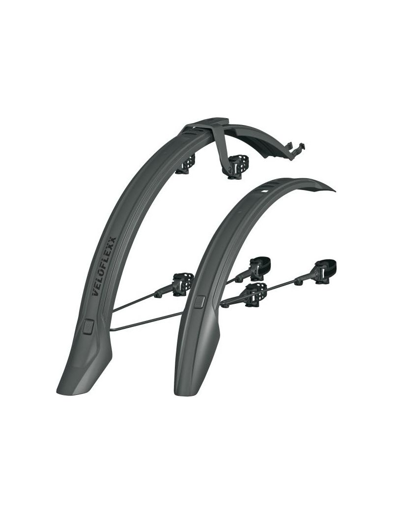 SKS-GERMANY Błotniki VELOFLEXX 55 28" czarne zestaw 