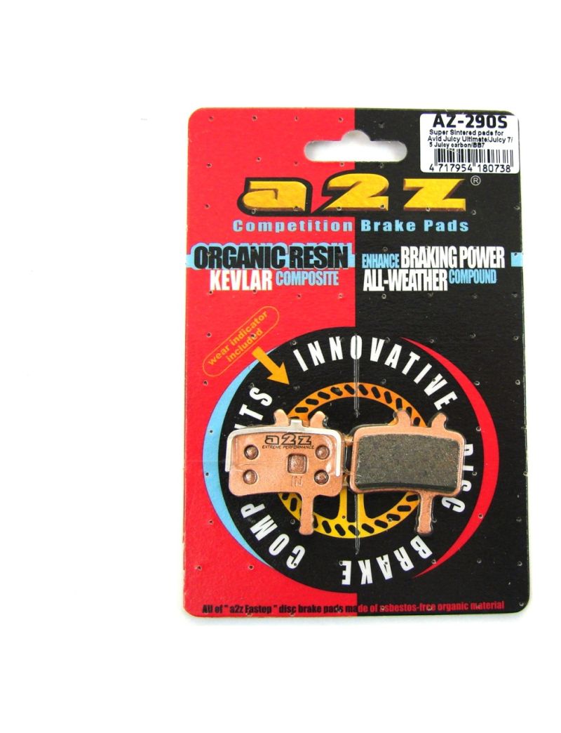 Klocki hamulcowe a2z Gold AZ-290S Avid Juicy Ultimate/Juicy 7/Juicy carbon/Juicy 5/BB7 series/Promax DSK-905	