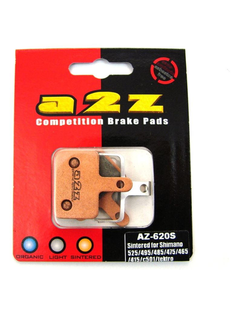Klocki hamulcowe a2z Gold AZ-620S Shimano M575/M525/495/486/485/475/465/447/446  /445/416/416A/415/395/375/T675/615/  C501/C601/TX805/Tektro Auriga pro/comp/e-comp/Gemini/Orion/Draco/Aquila/Dorado/  HDC/TRP Quadiem/Quadiem SL/Parabox R/Hylex/HYRD/ Spyre/S