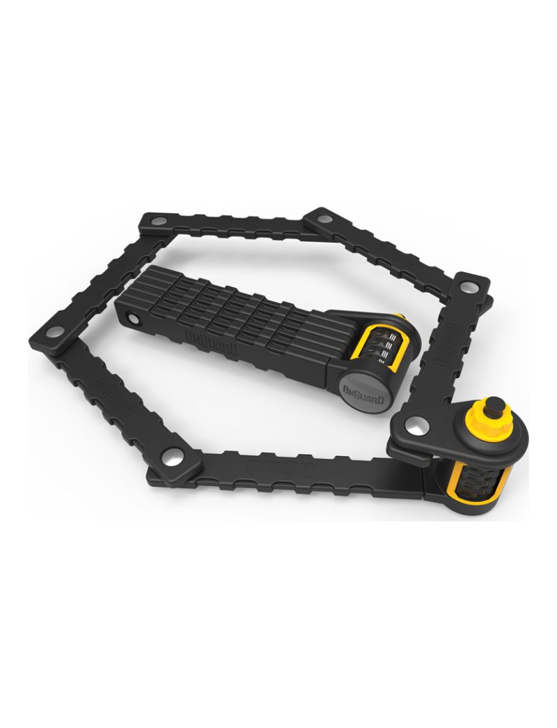 Zapięcie rowerowe ONGUARD Link Plate Lock K9 COMBO SKŁADANE 8116C  - 75cm - SZYFR (NEW) 