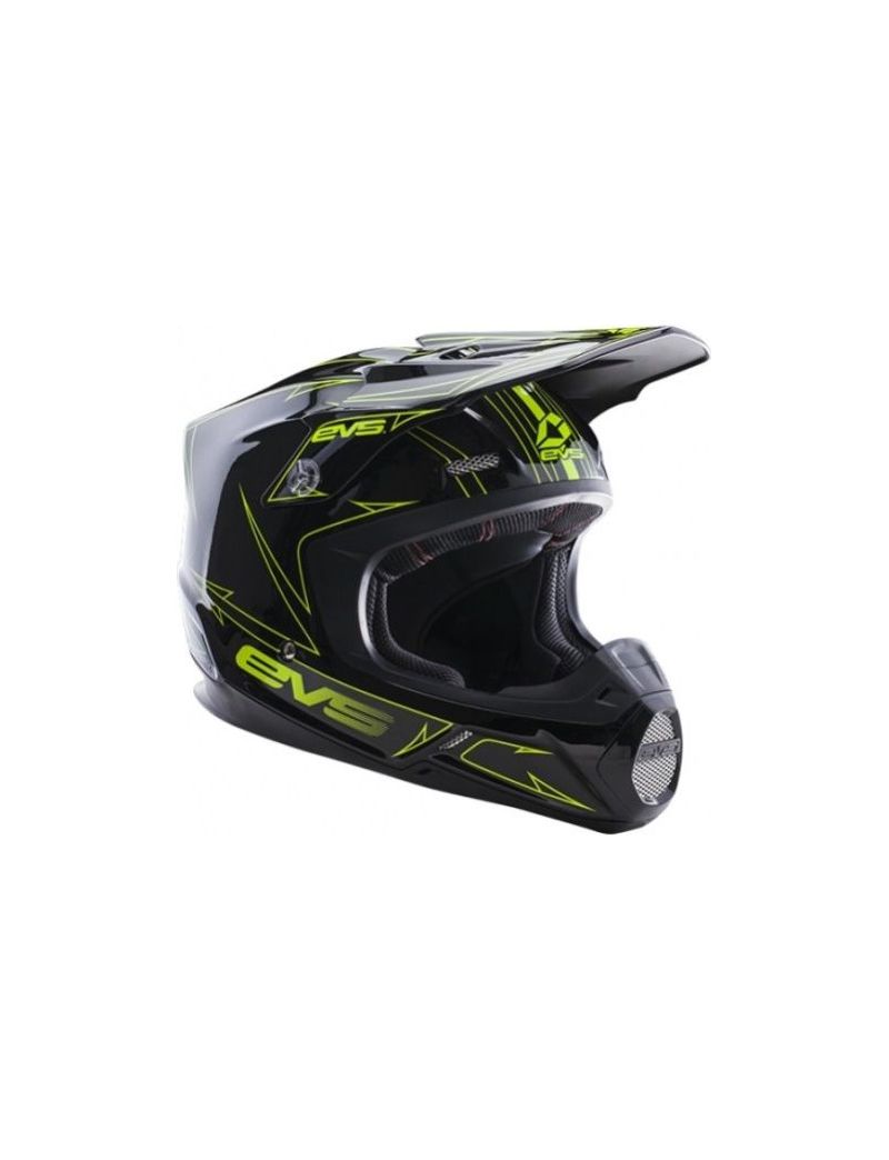 Kask EVS T5 Pinner XL czarny/żółty