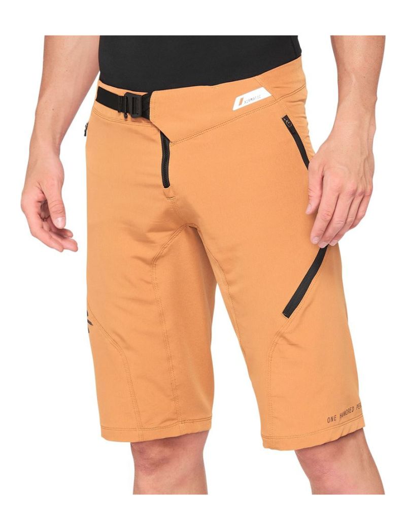 Spodenki 100% Airmatic 32 Caramel