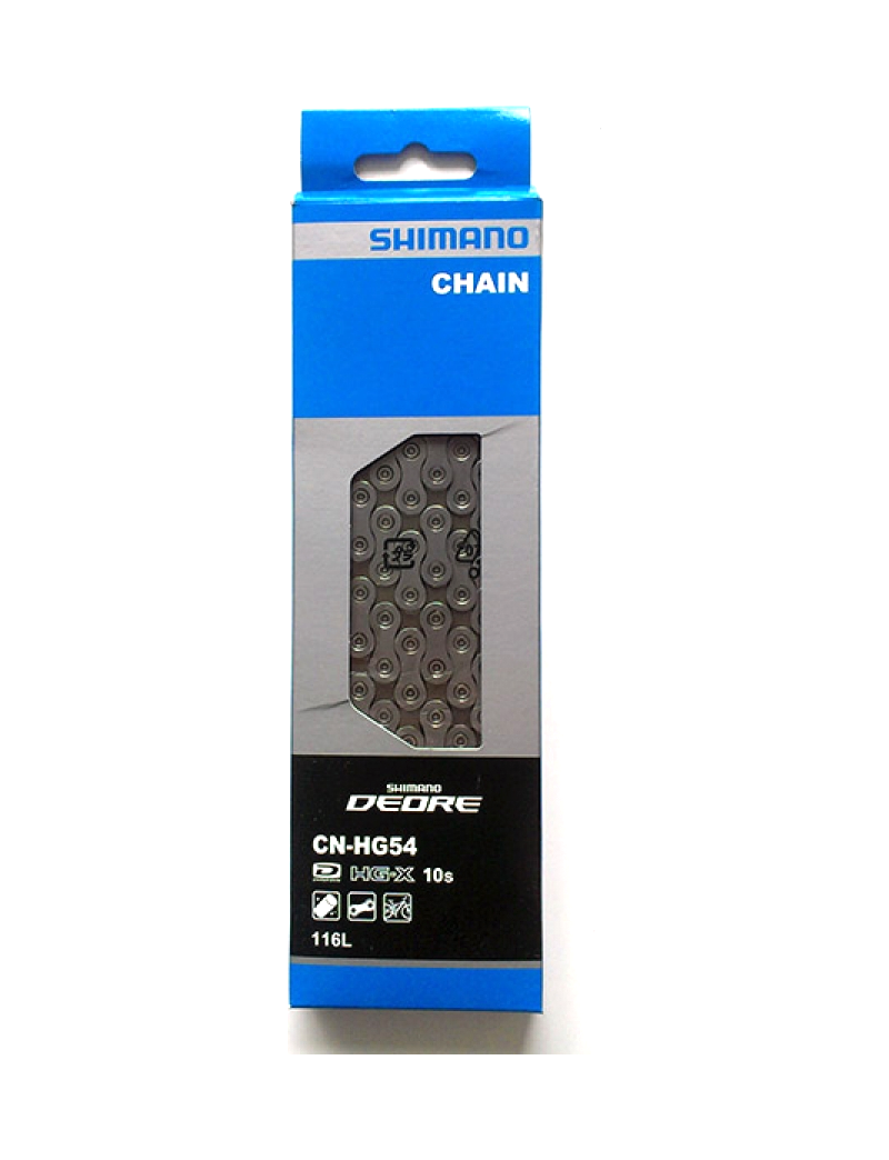 SHIMANO Łańcuch 10rz 116 Ogniw CN-HG54 +Pin