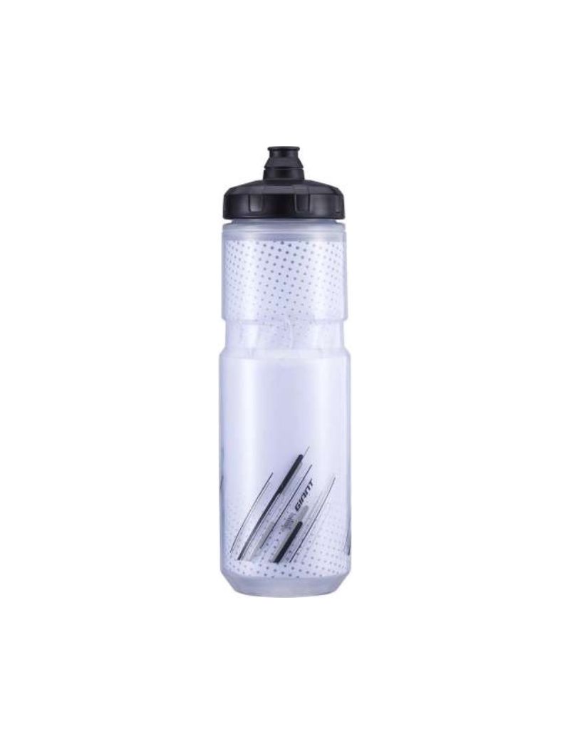 Bidon GIANT Evercool, termiczny, przezroczysty, szary 0,65 l