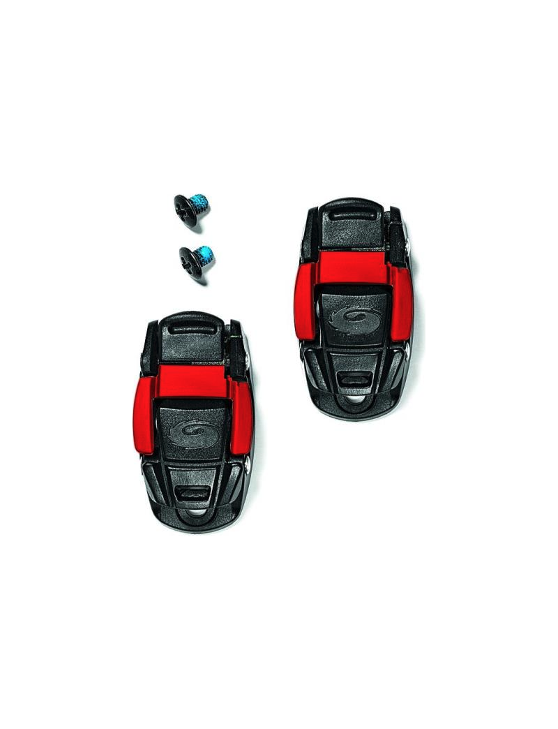 Sidi Caliper Buckle klamry do butów-czarno-czerwony