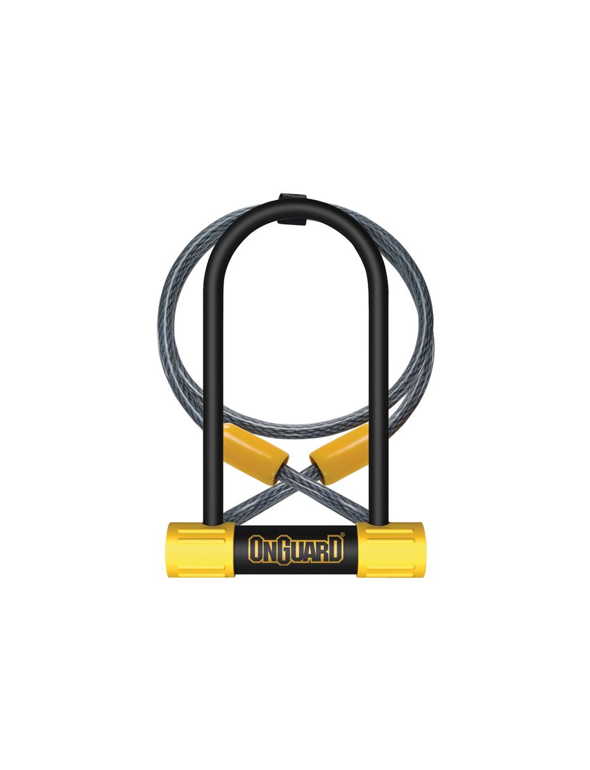 Zapięcie rowerowe ONGUARD Bulldog Medium DT 8015M U-LOCK - 13mm 90mm 140mm - 5 x Klucze z kodem + linka 10mm 120cm