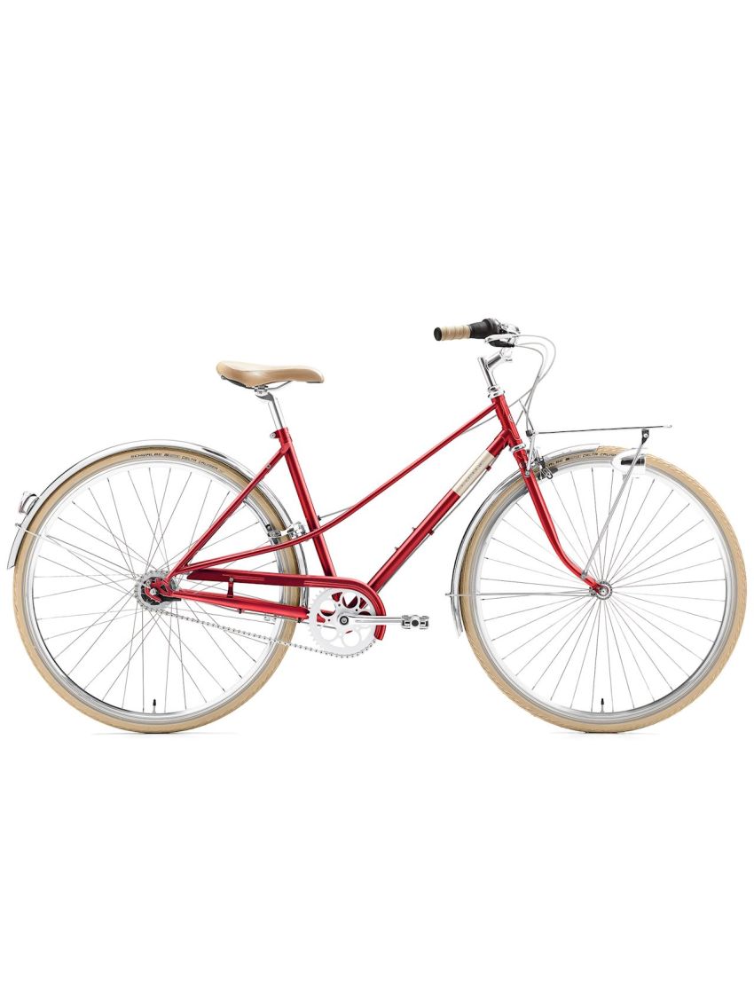 Creme Cycles Rower CAFERACER LADY SOLO RED 7s M