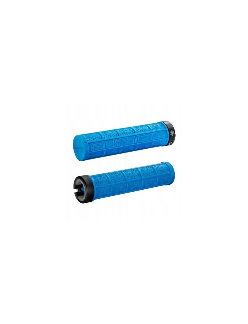 SUPACAZ chwyty LOCK-ON kolor niebieskie
