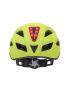 Kask AUTHOR PULSE LED X8 żółty fluo 52-58 (z lampką tylną) 