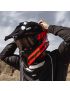Gogle IMX Endurance Flip Black Matt/Red (szyba dark smoke + clear)