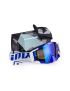Gogle IMX Sand Blue/White (szyba blue iridium + clear)