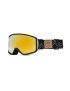 IMX GOGLE SNOWBOARDOWE IMX PEAK BLACK MATT/GRAPHIC BLACK - SZYBA PODWÓJNA GOLD IRRIDIUM + BROWN 