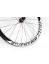 Accent Koła 700C TGR CARBON, czarno-białe tubeless ready, komplet, przód: 100x12mm, tył: 12x142mm, bębenek Shimano 11 