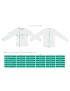 Jersey ROCDAY Women Line szary/turkusowy