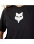 Fox T-shirt Damski  Head Black Xs