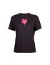 Fox T-shirt Damski  Head Black Pink Xs