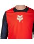 Fox Koszulka Rowerowa Z DŁugim RĘkawem Junior  Defend Elevated Fluo Red Yl