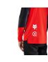Fox Koszulka Rowerowa Z DŁugim RĘkawem Junior  Defend Elevated Fluo Red Yl