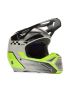Fox Kask Motocyklowy Junior V1 Collect Grey Yellow Yl