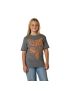 Fox T-shirt Junior  Image Print Head Heather Dark Grey Ys