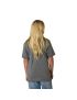 Fox T-shirt Junior  Image Print Head Heather Dark Grey Ys