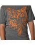 Fox T-shirt Junior  Image Print Head Heather Dark Grey Ys