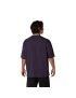 Fox T-shirt  Image Print Plum Oversized Perfect L