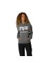 Fox Bluza Z Kapturem Damska  Checker Fleece Po Heather Graphite S