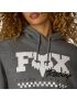 Fox Bluza Z Kapturem Damska  Checker Fleece Po Heather Graphite S