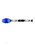 IMX GOGLE IMX SAND BLUE MATT/BLACK - SZYBA BLUE IRIDIUM + CLEAR (2 SZYBY W ZESTAWIE) 