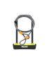 Zapięcie rowerowe ONGUARD NEON 8154YL U-LOCK - 115mm 230mm - uchwyt + 2 x Klucze + linka 10mm 120cm żółte (NEW) 