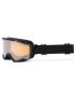 IMX GOGLE IMX ENDURANCE SNOW BLACK MATT/BLACK - SZYBA PODWÓJNA CLEAR + BROWN (1 SZYBA W ZESTAWIE) 