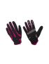 Accent Rękawiczki z długimi palcami damskie Airy, czarno-różowe, L 