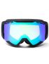 IMX GOGLE IMX ENDURANCE SNOW BLACK MATT/BLACK - SZYBA PODWÓJNA GREEN IRRIDIUM + BROWN (1 SZYBA W ZEST.) 