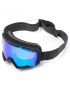 IMX GOGLE IMX ENDURANCE SNOW BLACK MATT/BLACK - SZYBA PODWÓJNA GREEN IRRIDIUM + BROWN (1 SZYBA W ZEST.) 