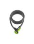 Zapięcie rowerowe ONGUARD NEON 8156GR Linka - 12mm 180cm - uchwyt + 2 x Klucze z kodem zielone (NEW) 