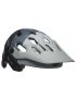 BELL SUPER 3 downdraft matte gray gunmetal kask-M
