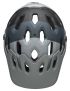 BELL SUPER 3 downdraft matte gray gunmetal kask-M
