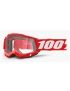 Gogle 100% Accuri 2 Red (szyba clear Anti-Fog)