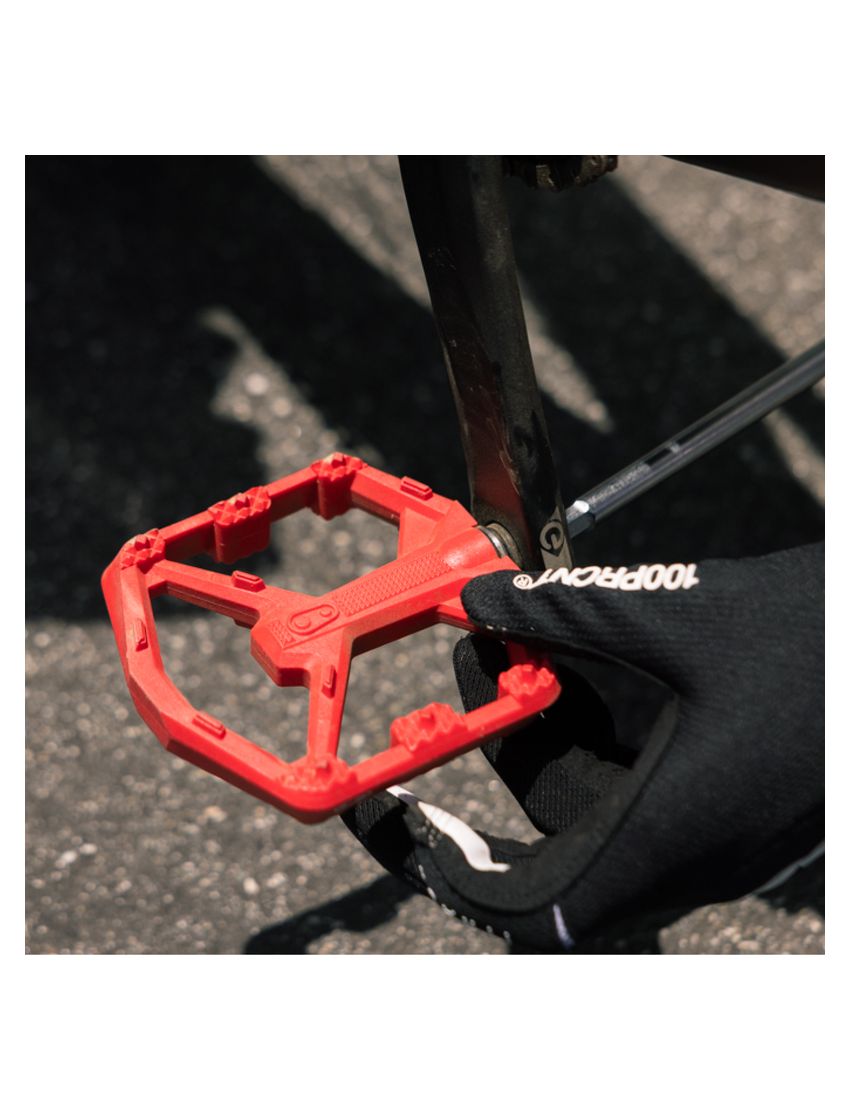 Pedały CRANK BROTHERS Stamp 0 Bright Red