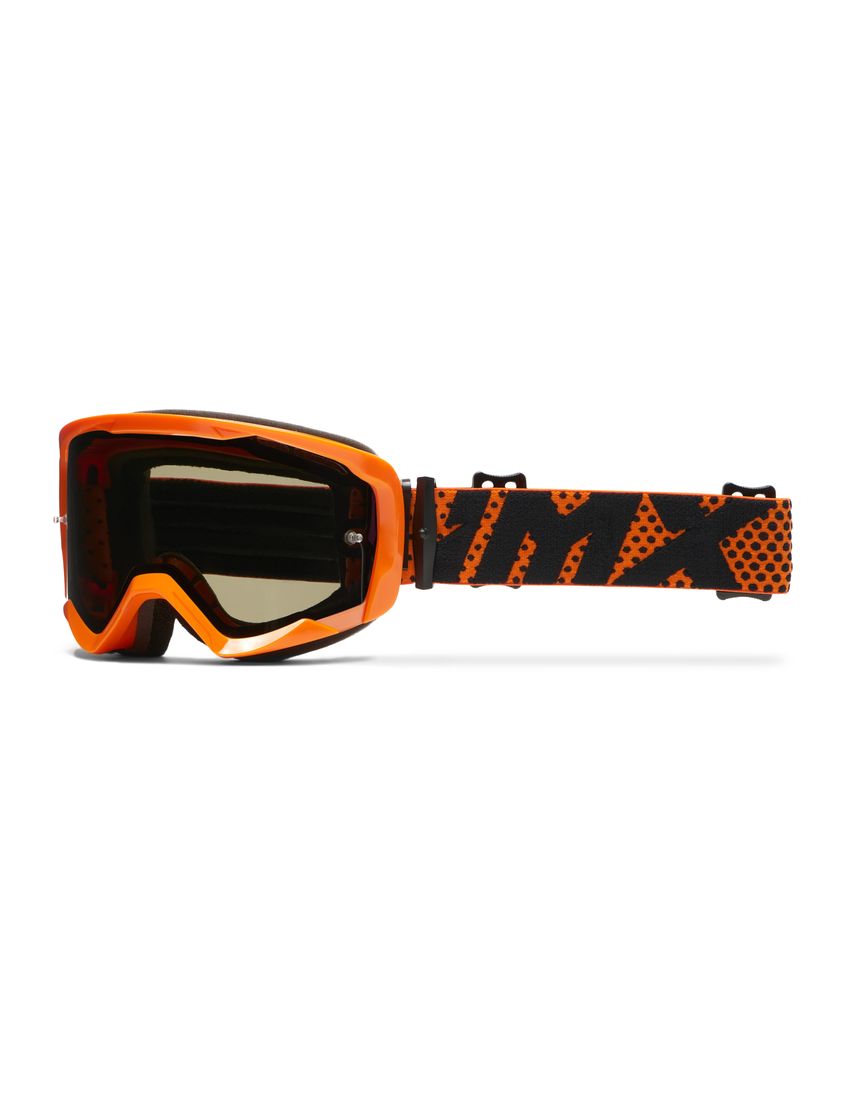 Gogle IMX Endurance Flip Orange Gloss (szyba dark smoke + clear)