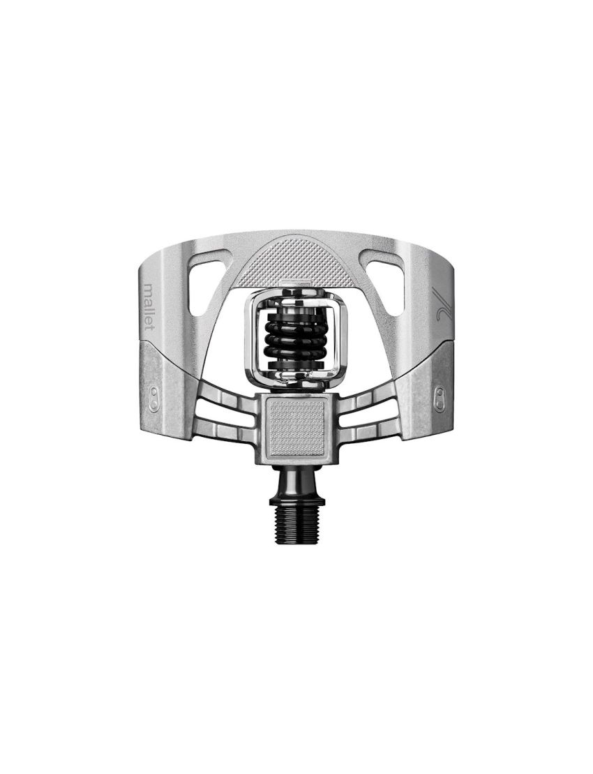 Pedały CRANK BROTHERS Mallet 2 Raw silver/black