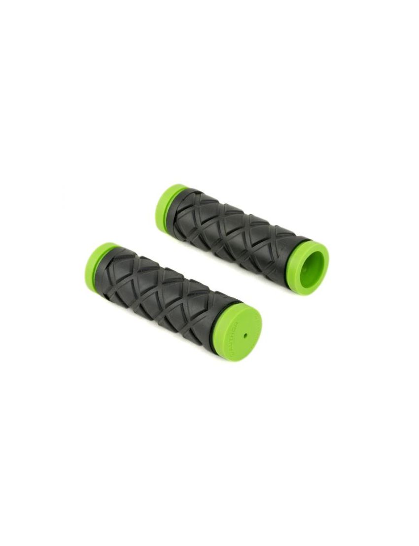 Chwyty kierownicy AUTHOR JUNIOR R5 100mm czarno-zielone(fluo) 