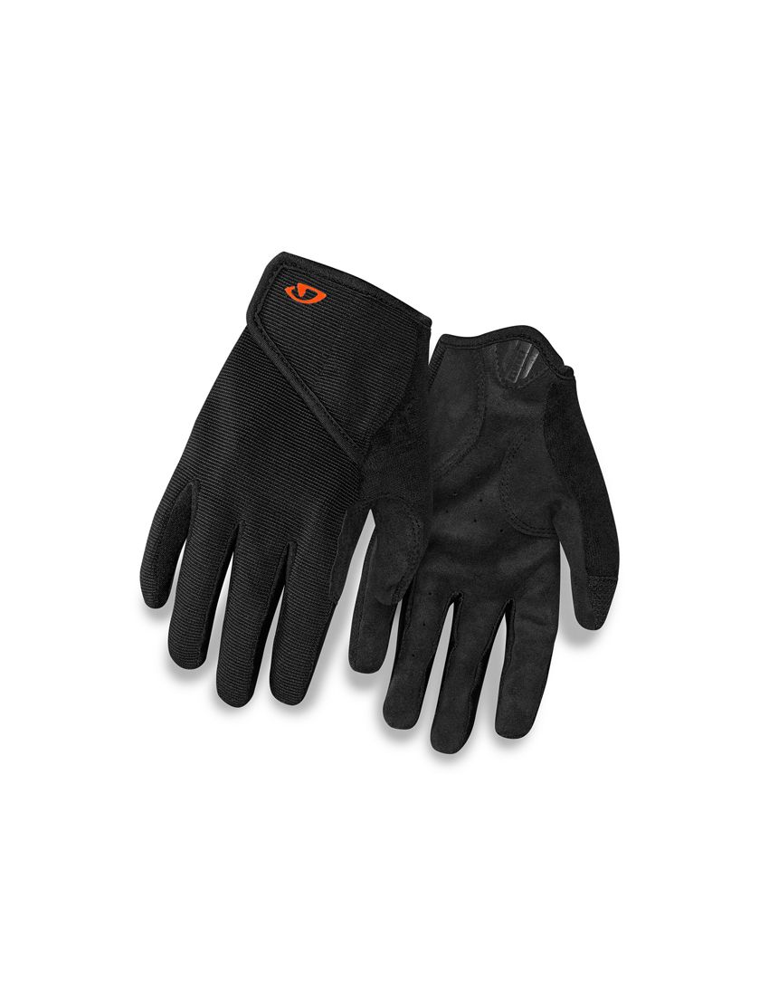 Rękawiczki juniorskie GIRO DND JR II długi palec black roz. L (obwód dłoni od 162 mm / dł. dłoni od 165 mm) (NEW) 